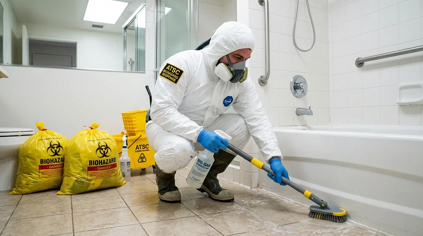 Decontamination equipment deployed for Blood Cleanup in Commack